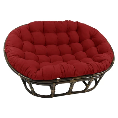 63"x45" Double Papasan With Twill Cushion - International Caravan 16 63"x45" Double Papasan With Twill Cushion - International Caravan - Image 16
