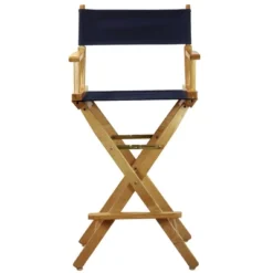 Bar-Height Director's Chair - Natural Frame