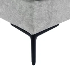 80.7" Modern Upholstered Loveseat Sofa With Metal Legs And 2 Pillows-ModernLuxe -Baxton Studio Shop GUEST 130f1a1e efe2 4363 a43c 98b6f60fd532