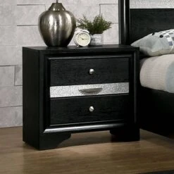 3pc Whether By Bed Nightstand And Dresser Set Black - MiBasics -Baxton Studio Shop GUEST 13777b49 0ec0 4e61 817d 78a05b6eddb5