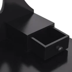 Tangkula Mirrored Dressing Table Wooden Vanity Makeup Unit W/ Cushioned Stool -Baxton Studio Shop GUEST 138ddb5c a953 4c2d 866e 0b1eaf8d25b9