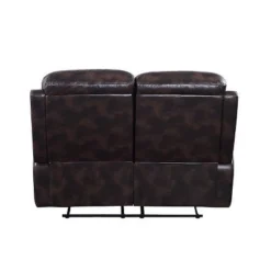 57" Perfiel Two-Tone Grain Leather Loveseat Dark Brown - Acme Furniture -Baxton Studio Shop GUEST 1473a251 c4ed 4717 aaf3 b4ec8d3206e7