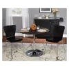 3pc Hillboro Dining Set Black - Buylateral