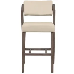 36" Snyder NonSwivel Barstool Aged Gray/Ecru - Hillsdale Furniture 13 36" Snyder NonSwivel Barstool Aged Gray/Ecru - Hillsdale Furniture -Baxton Studio Shop GUEST 14dab9f7 8ee6 40b7 8340 3ab74fd80c90