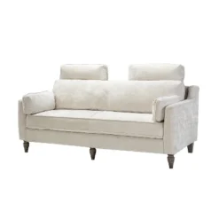 Jorgelina 75" Sofa For Living Room With Solid Wooden Legs | ARTFUL LIVING DESIGN -Baxton Studio Shop GUEST 154414b9 b01a 4ded ab7f 7bb145cbfbf1
