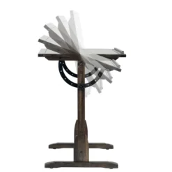 Vintage Solid Wood Drawing/Drafting Table With 36" Wide Adjustable Top Distressed Black - Studio Designs 17 Vintage Solid Wood Drawing/Drafting Table With 36" Wide Adjustable Top Distressed Black - Studio Designs -Baxton Studio Shop GUEST 1580b77b 2e8a 4416 85c5 1c42a6be47c5