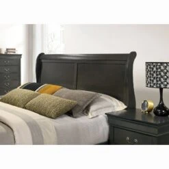 3pc Sliver Sleigh Bed With 2 Nightstands - HOMES: Inside + Out -Baxton Studio Shop GUEST 15ce792c ab37 4c8a 9227 f61afa12f4b5