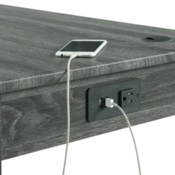 Draven Desk & Chair With USB Dark - Picket House Furnishings -Baxton Studio Shop GUEST 15da24bc 4845 48de a466 6b55f690084c