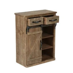 LuxenHome Rustic Wood Sliding Barn Door Storage Cabinet. 22 LuxenHome Rustic Wood Sliding Barn Door Storage Cabinet. -Baxton Studio Shop GUEST 169c5c94 3ce1 4e88 97f9 efe0e734df73