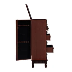 Tierra Contemporary Jewelry Armoire Merlot Brown - Powell Company -Baxton Studio Shop GUEST 175af95f 4e72 4d73 b467 dd797fcce098