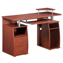 Wood Computer Desk With Drawers - Techni Mobili -Baxton Studio Shop GUEST 17627ca2 d718 414a b93d 755ee71d9ac4