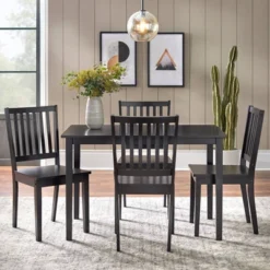 5pc Shaker Dining Set - Buylateral -Baxton Studio Shop GUEST 17847d72 5f7a 4551 94b5 8a96afaf06fa