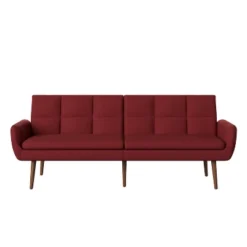 Bieber Convert-a-Couch Sleeper Sofa Velour - Handy Living -Baxton Studio Shop GUEST 17a64e25 5195 488b bfff 3cd92647683c