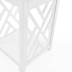 Middlebury Wood End Table With Tray Shelf White - Alaterre Furniture -Baxton Studio Shop GUEST 17f2122d 5c08 4e60 98b4 9d9f8ae97d27