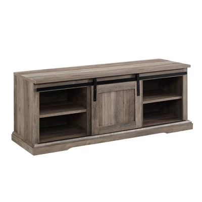 48" Transitional Sliding Door Wood And Metal Bench - Saracina Home 15 48" Transitional Sliding Door Wood And Metal Bench - Saracina Home - Image 15