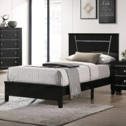Hershelle Glam Platform Bed - MiBasics