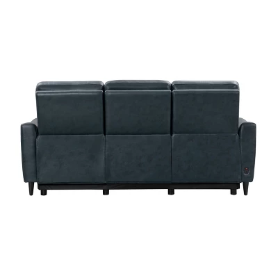 Tomasso Leather Power Reclining Sofa With Power Headrest - Abbyson Living 2 Tomasso Leather Power Reclining Sofa With Power Headrest - Abbyson Living - Image 2