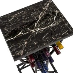 Sorbus 11 Bottle Marble Wine Rack Console Table -Baxton Studio Shop GUEST 18a4a5b8 b1bb 40df b6f9 10d49bcfd620