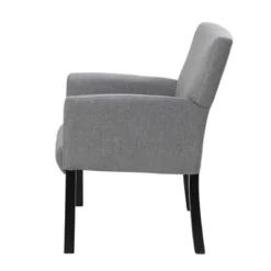 Box Arm Linen Guest Chair Gray - Boss Office Products -Baxton Studio Shop GUEST 18b3e011 17e7 4b41 ad2d 6630b21978ac