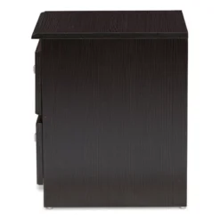 Carine Modern And Contemporary Finished 2 Drawer Nightstand Dark Brown - Baxton Studio 10 Carine Modern And Contemporary Finished 2 Drawer Nightstand Dark Brown - Baxton Studio -Baxton Studio Shop GUEST 18d762a5 bcec 4a0c a172 6c889cf3e794