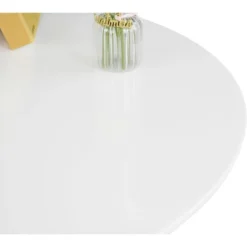 35.5" Norman Round Dining Table With Solid Wood Leg- The Pop Maison 9 35.5" Norman Round Dining Table With Solid Wood Leg- The Pop Maison -Baxton Studio Shop GUEST 18da5540 2f73 4a0e b158 527603fd28d3