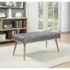 Amity Bench Pewter - OSP Home Furnishings