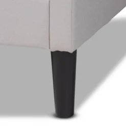 Twin Milligan Upholstered And Wood Daybed - Baxton Studio -Baxton Studio Shop GUEST 194f1b0b 538f 4bc0 9163 ef84527ead8e