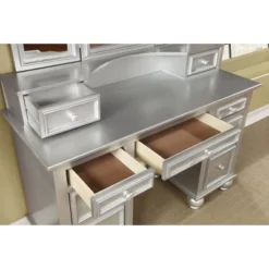 3pc Branson 9 Drawer Transitional Vanity Table Set - HOMES: Inside + Out 7 3pc Branson 9 Drawer Transitional Vanity Table Set - HOMES: Inside + Out -Baxton Studio Shop GUEST 1aa95305 9b03 4481 a9c5 e11a6b16e271