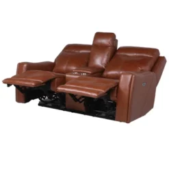 Natalia Power Loveseat Console Recliner Caramel Leather - Steve Silver Co. 21 Natalia Power Loveseat Console Recliner Caramel Leather - Steve Silver Co. -Baxton Studio Shop GUEST 1c3fe7de 0d69 4474 8c39 0c6a4301d983
