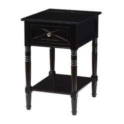 Country Oxford End Table With Charging Station - Johar Furniture -Baxton Studio Shop GUEST 1d4504c7 3b73 493d b45d 2747e368a8fd
