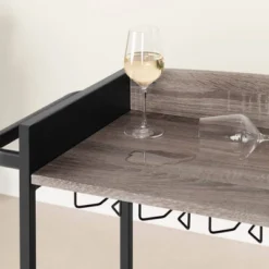 City Life Bar Cart With Wine Glass Rack - South Shore -Baxton Studio Shop GUEST 1d577061 8f9f 41f6 a8fe 614534f82068