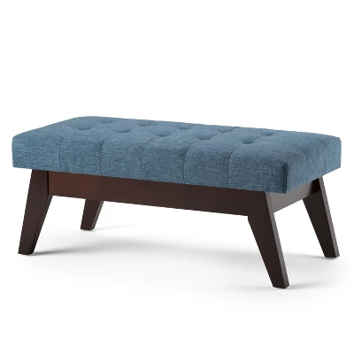 40" Tierney Mid-Century Tufted Ottoman Bench - WyndenHall 12 40" Tierney Mid-Century Tufted Ottoman Bench - WyndenHall - Image 12