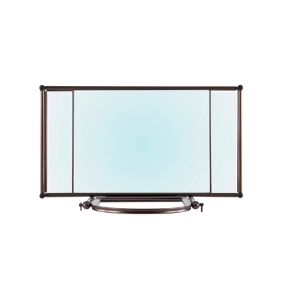 Clarisse Metal Vanity Set Brown - Linon 6 Clarisse Metal Vanity Set Brown - Linon - Image 6