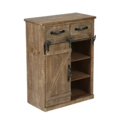 LuxenHome Rustic Wood Sliding Barn Door Storage Cabinet. 21 LuxenHome Rustic Wood Sliding Barn Door Storage Cabinet. -Baxton Studio Shop GUEST 1e7dadcb 40d9 4650 bb55 66e726118667