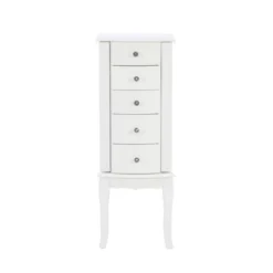 Makenzie Jewelry Armoire White - Powell Company -Baxton Studio Shop GUEST 1eae3bfe 3fdc 4193 b8cf 88ceec813162