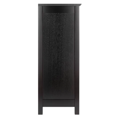 30" 4pc Terrace Storage Shelf With Baskets Espresso/Chocolate - Winsome 3 30" 4pc Terrace Storage Shelf With Baskets Espresso/Chocolate - Winsome - Image 3