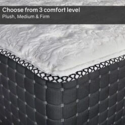 Continental Sleep 14" Ultra Soft Pocket Coil Hybrid Mattress, -Baxton Studio Shop GUEST 1ff22be3 7cfe 4ed5 a06e 34aed1bdf51f 1
