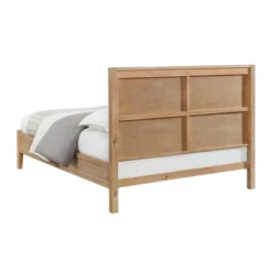 4pc Arden Wood Bedroom Set With 2 Drawer Nightstand Light Driftwood - Alaterre Furniture -Baxton Studio Shop GUEST 204a8cce d47b 4e91 8c47 f80199d30722