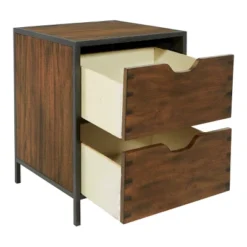 Clermont Office Cabinet Walnut - OSP Home Furnishings -Baxton Studio Shop GUEST 205c50ca 838c 49b1 b805 2cd33bb99e4b