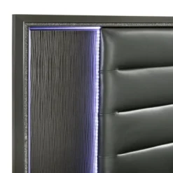 3pc Queen Farris Panel Bedroom Set Black - Picket House Furnishings -Baxton Studio Shop GUEST 2172894c 2469 4a5f 87f8 c35053e65b18