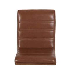 2pc Hargis Mid Century Modern Channel Stitch Bentwood Swivel Counter Height Barstools - Christopher Knight Home -Baxton Studio Shop GUEST 22b942ad 6c49 4552 b553 6463f185c830