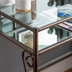 Clarisse Metal Vanity Set Brown - Linon 18 Clarisse Metal Vanity Set Brown - Linon -Baxton Studio Shop GUEST 233c17ba c60b 485f bd28 e9807485d2ef