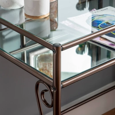 Clarisse Metal Vanity Set Brown - Linon 8 Clarisse Metal Vanity Set Brown - Linon - Image 8