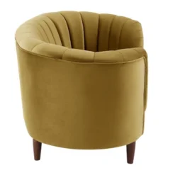 71" Millephri Loveseat Olive Yellow Velvet - Acme Furniture -Baxton Studio Shop GUEST 2443ec3d ceee 4b95 a25f 2aa6782276fa