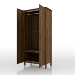 Andreasson Wardrobe Closet Distressed Walnut - HOMES: Inside + Out -Baxton Studio Shop GUEST 249fd8bc 92c1 49b0 ba34 83eb31adba14