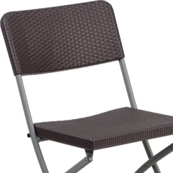 Emma And Oliver 6 Pack Brown Rattan Plastic Folding Chair With Gray Frame - Event Chair 14 Emma And Oliver 6 Pack Brown Rattan Plastic Folding Chair With Gray Frame - Event Chair -Baxton Studio Shop GUEST 25309532 deb0 4a3e 9d66 0e3276c80a99