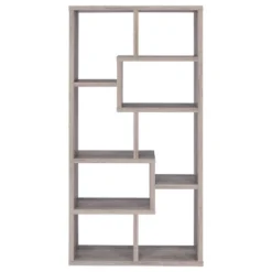 70.75" Theo 8 Shelf Bookcase - Coaster 19 70.75" Theo 8 Shelf Bookcase - Coaster -Baxton Studio Shop GUEST 256cacf1 4a58 40b6 81eb f1f38f470f1a