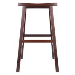 3pc Inglewood Counter Height Dining Sets With Saddle Seat Bar Stools Wood/Walnut - Winsome -Baxton Studio Shop GUEST 25d2b473 d94b 4a3f a72f 22d9682438f3