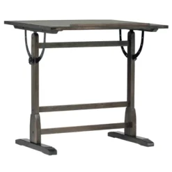 Vintage Solid Wood Drawing/Drafting Table With 36" Wide Adjustable Top Distressed Black - Studio Designs 19 Vintage Solid Wood Drawing/Drafting Table With 36" Wide Adjustable Top Distressed Black - Studio Designs -Baxton Studio Shop GUEST 263a2d84 b9fc 41c2 bf46 175489bd6fc9