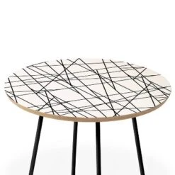 Gabriela Fuente Architecture Side Round Table Black - Deny Designs -Baxton Studio Shop GUEST 26688239 e935 4bfa 93ef 2f8da80bc57b